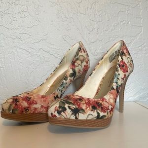 Christian Siriano Floral Stilettos
